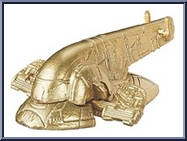 Jango Fett's Starship (Gold) from Star Wars - Force Awakens - Micro Machines - Blind Bags - Wave 4 manufactured by Hasbro [Loose]