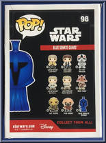 Blue Senate Guard from Star Wars - Pop! Vinyl Figures manufactured by Funko [Back]