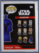 Blue Senate Guard from Star Wars - Pop! Vinyl Figures manufactured by Funko [Back]