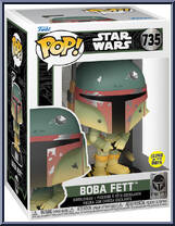 Boba Fett (Rifle) (Glows in the Dark) from Star Wars - Pop! Vinyl Figures manufactured by Funko [Front]