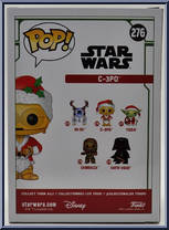 C-3PO (Santa Costume) from Star Wars - Pop! Vinyl Figures manufactured by Funko [Back]