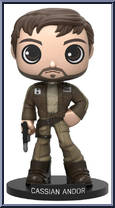 Captain Cassian (Rogue One) from Star Wars - Wobblers manufactured by Funko [Loose]