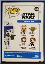 Captain Rex from Star Wars - Pop! Vinyl Figures manufactured by Funko [Back]