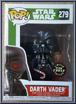 Darth Vader (with Candy Cane) (Chase) from Star Wars - Pop! Vinyl Figures manufactured by Funko [Front]