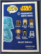 Holographic Darth Vader (Glows in the Dark) from Star Wars - Pop! Vinyl Figures manufactured by Funko [Back]