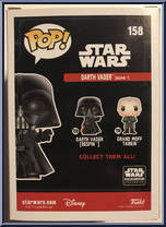 Darth Vader (Bespin) from Star Wars - Pop! Vinyl Figures manufactured by Funko [Back]