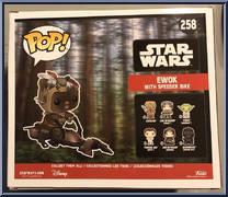 Ewok with Speeder Bike (Movie Moments) from Star Wars - Pop! Vinyl Figures manufactured by Funko [Back]