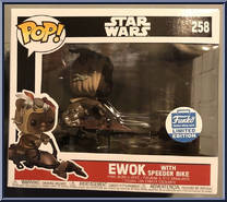 Ewok with Speeder Bike (Movie Moments) from Star Wars - Pop! Vinyl Figures manufactured by Funko [Front]