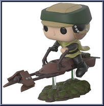 Luke Skywalker with Speeder Bike (Chase Limited Edition) from Star Wars - Pop! Vinyl Figures manufactured by Funko [Loose]