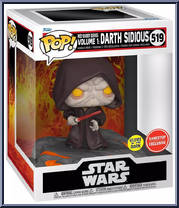 Red Saber Series Volume 1: Darth Sidious (Glows in the Dark) from Star Wars - Pop! Vinyl Figures manufactured by Funko [Front]