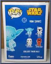 Yoda (Spirit) from Star Wars - Pop! Vinyl Figures manufactured by Funko [Back]