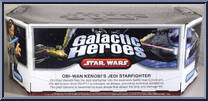 Obi-Wan Kenobi's Jedi Starfighter from Star Wars - Galactic Heroes - Vehicles manufactured by Hasbro [Back]