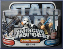 Sandtrooper / Obi-Wan Kenobi from Star Wars - Galactic Heroes - Wave 10 manufactured by Hasbro [Front]