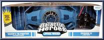 Vader's TIE Fighter (with Darth Vader) from Star Wars - Galactic Heroes - Cinema Scenes manufactured by Hasbro [Front]