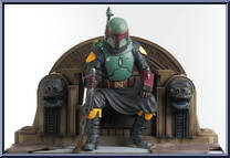 Boba Fett on Throne (Mandalorian) from Star Wars - Premier Collection manufactured by Gentle Giant [Loose]