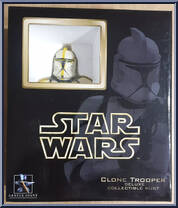 Clone Trooper Commander (Yellow) (Deluxe) from Star Wars - Mini-Busts manufactured by Gentle Giant [Front]