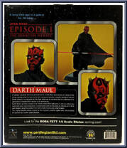 Darth Maul from Star Wars - Statues manufactured by Gentle Giant [Back]