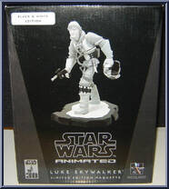 Luke Skywalker (X-Wing Pilot) (Black & White) (Animated) from Star Wars - Maquettes manufactured by Gentle Giant [Front]