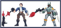 Han Solo vs. Boba Fett from Star Wars - Hero Mashers - Box Sets manufactured by Hasbro [Loose]