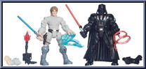 Luke Skywalker vs. Darth Vader from Star Wars - Hero Mashers - Box Sets manufactured by Hasbro [Loose]