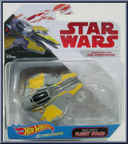 Anakin Skywalker Jedi Starfighter from Star Wars - Hot Wheels Starships - White Card / Red Letters manufactured by Mattel [Front]