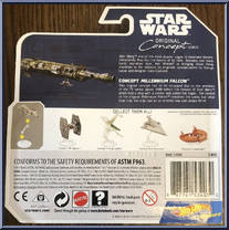 Concept Millennium Falcon from Star Wars - Hot Wheels Starships - Concept Series manufactured by Mattel [Back]