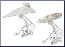 Star Destroyer vs. Mon Calamari Cruiser from Star Wars - Hot Wheels Starships - 2-Packs manufactured by Mattel [Loose]
