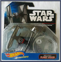 First Order Special Forces TIE Fighter from Star Wars - Hot Wheels Starships - Rogue One manufactured by Mattel [Front]