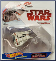 Rebel Snowspeeder from Star Wars - Hot Wheels Starships - White Card / Red Letters manufactured by Mattel [Front]