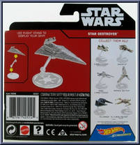Star Destroyer from Star Wars - Hot Wheels Starships - Rogue One manufactured by Mattel [Back]