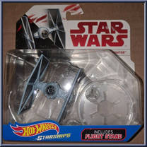 TIE Fighter from Star Wars - Hot Wheels Starships - White Card / Red Letters manufactured by Mattel [Front]