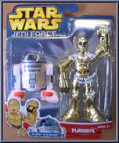 C-3PO / R2-D2 from Star Wars - Jedi Force - Blue Packaging manufactured by Hasbro [Front]