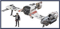 Resistance Ski Speeder (with Captain Poe Dameron) Action Figure