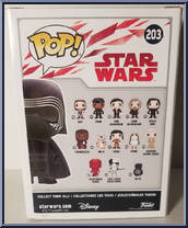 Kylo Ren from Star Wars - Last Jedi - Pop! Vinyl Figures manufactured by Funko [Back]