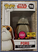 Porg (Flocked) (Chase) from Star Wars - Last Jedi - Pop! Vinyl Figures manufactured by Funko [Front]