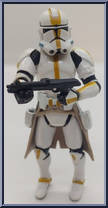 Clone Trooper 327th Star Corps from Star Wars - Legacy Collection - Blue / White Cards manufactured by Hasbro [Loose]