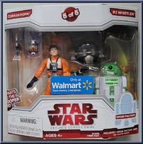 Corran Horn / R2 Whistler from Star Wars - Legacy Collection - Wal-Mart - Dark Trooper manufactured by Hasbro [Front]