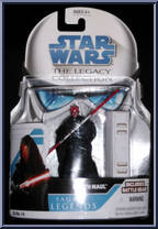 Darth Maul from Star Wars - Legacy Collection - Blue / White Cards - Saga Legends manufactured by Hasbro [Front]
