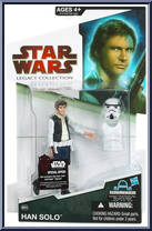 Han Solo from Star Wars - Legacy Collection - Red / White Cards manufactured by Hasbro [Front]