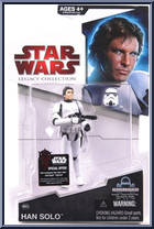 Han Solo (Stormtrooper) from Star Wars - Legacy Collection - Red / White Cards manufactured by Hasbro [Front]