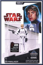 Luke Skywalker (Stormtrooper) from Star Wars - Legacy Collection - Red / White Cards manufactured by Hasbro [Front]
