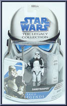 Sandtrooper from Star Wars - Legacy Collection - Blue / White Cards - Saga Legends manufactured by Hasbro [Front]