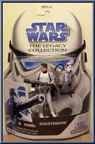 Spacetrooper from Star Wars - Legacy Collection - Blue / White Cards manufactured by Hasbro [Front]