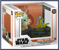 Grogu with Frog from Star Wars - Mandalorian - Pop! Vinyl Figures manufactured by Funko [Front]
