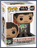 Mandalorian (with Grogu) from Star Wars - Mandalorian - Pop! Vinyl Figures manufactured by Funko [Front]