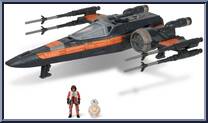 Poe Dameron's T-70 X-Wing (Starfighter Class) Action Figure