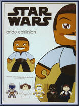 Lando Calrissian (Smuggler Outfit) from Star Wars - Mighty Muggs - Series 3 manufactured by Hasbro [Back]