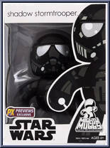 Shadow Stormtrooper from Star Wars - Mighty Muggs - Exclusives manufactured by Hasbro [Front]