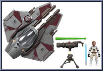 Jedi Starfighter (Obi-Wan Kenobi) from Star Wars - Mission Fleet - Vehicles manufactured by Disney [Loose]