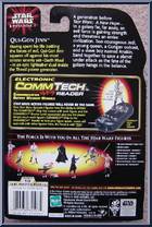 Qui-Gon Jinn (Jedi Master) from Star Wars - Phantom Menace - Collection 1 manufactured by Hasbro [Back]